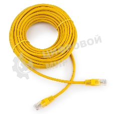 Патч-корд медный UTP Cablexpert PP10-10M/Y cat.5, 10м, литой, многожильный, желтый