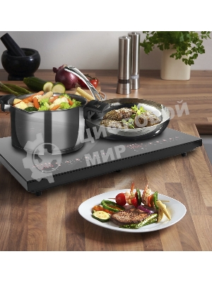 Электрическая плитка Kitfort KT-105 черный (настольная)