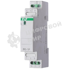 Реле промежуточное PK-1P/Un (монтаж на DIN-рейке 35мм 24В AC/DC 16А 1P IP20) F&F EA06.001.003