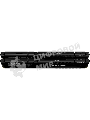 Оперативная память Kingston Fury Beast, DDR5, 16GB (2x8GB), 5600MHz, CL40, DIMM, с радиаторами, черный
