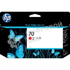 Картридж струйный HP №70 C9456A красный для HP DJ Z2100/Z3100 (130мл)