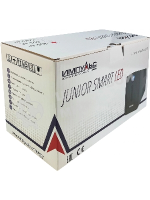 Источник бесперебойного питания Импульс Юниор Смарт 600 360Вт 600ВА черный