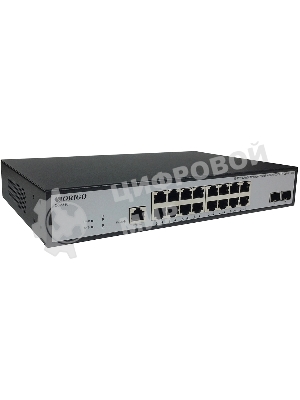 Коммутатор управляемый ORIGO OS3218/A1A, L3, 16x1000Base-T, 2x10Gbase-X SFP+, консольный порт RJ-45, комплект для установки в 19