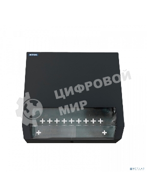Шкаф коммутационный NTSS (NTSS-SOHO5U-BL) настенный 5U 520x140 мм пер. дв. стекл несъемн. бок. пан. 80 кг черный