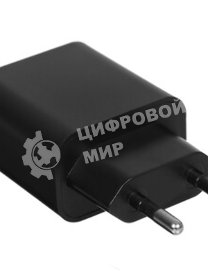 Сетевое зарядное устройство 1 Type-C Borofone BA71A Power, пластик, PD20Вт, QC3.0, черный (1/75/300)