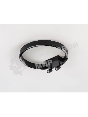 Потолочный светодиодный светильник Ambrella light FL5806/1+2 BK черный 25W 3000K/4200K/6400K D400*95 (без ПДУ)