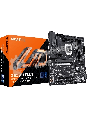 Материнская плата Gigabyte Z890 D PLUS, LGA 1851, Intel Z890, 4xDDR5, 4xSATA, 4xM.2, 1xPCIe 5.0 x16, 2xPCIe 4.0 x16, 1xDP, 1x2.5Gb LAN, 1xUSB-C 10Gbps, 1xUSB-A 10Gbps, 4xUSB-A 5Gbps, 4xUSB-A 2.0, 3x3.5 мм, 7.1, чёрный, ATX