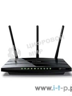 Беспроводный двухдиапазонный TP-Link маршрутизатор с VDSL/ADSL модемом SOHO Archer VR400, 867 Мбит/с + 300 Мбит/с, VDSL2/ADSL2+, Annex A, 4 порта 100 Мбит/с, 1 порт WAN 1000 Мбит/с, 1 порт USB 2.0