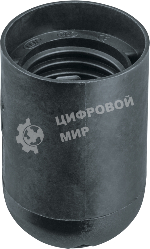 Патрон электрический Navigator NLH-PL-E27-BL пласт. подвесной черный E27