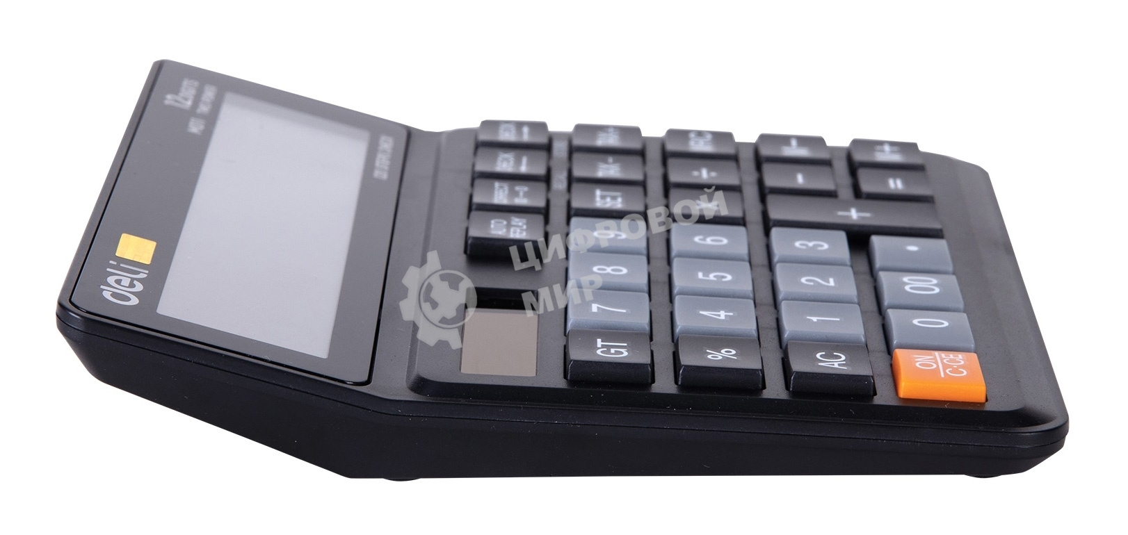 Калькулятор бухгалтерский Deli EM01120 черный 12-разр.