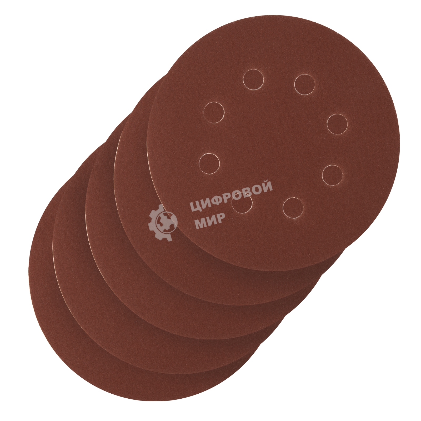 Круг абразивный Сибртех на ворсовой подложке под 