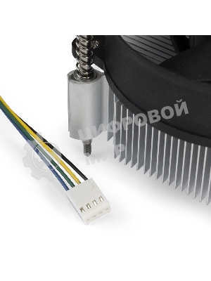 Кулер для процессора ExeGate ETA-20.V1700 серебристый, 90 мм, алюминий, 2200 об/мин, 22 дБ, 3 pin, 90 Вт, 60 мм