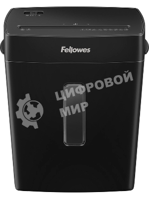 Шредер Fellowes PowerShred Р-42С черный (секр.P-4) фрагменты 8лист. 15лтр. скрепки скобы пл.карты