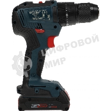 Дрель-шуруповерт Bosch GSB 18V-50 + L Аккумуляторная, 18В, 2 АКБ, Кейс, Ударная