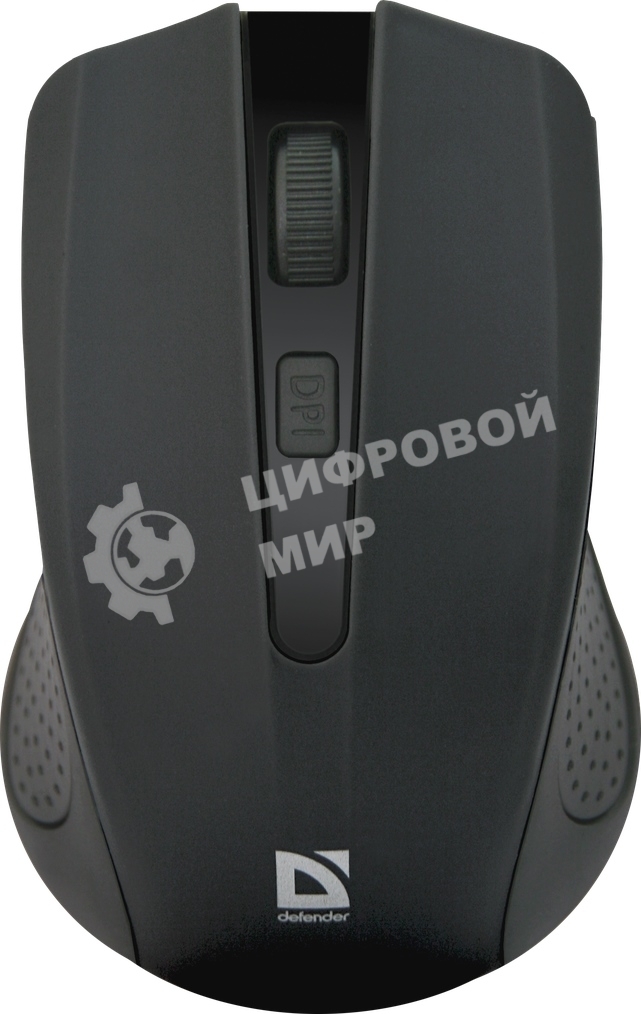 Мышь беспроводная Defender Accura MM-935 черный, 1600 dpi, радиоканал, USB, кнопки - 4