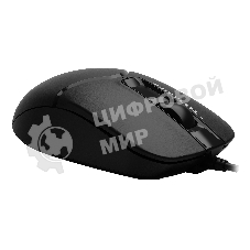 Мышь проводная A4Tech Fstyler FM12 черный, 1200 dpi, USB, кнопки - 3