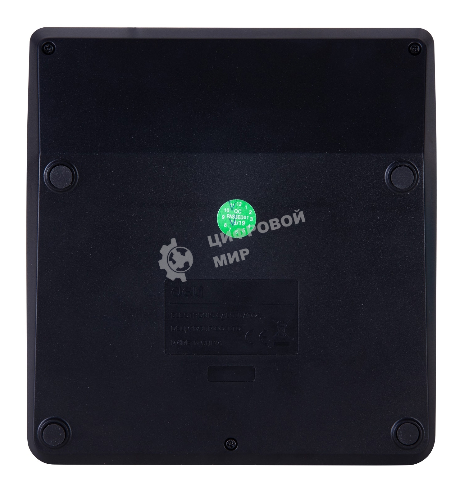 Калькулятор бухгалтерский Deli EM01120 черный 12-разр.