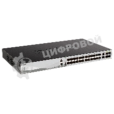 Коммутатор D-Link DGS-3130-30S/B1A 2x10G управляемый