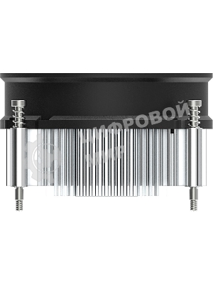 Кулер ID-COOLING DK-19 PWM серебристый/черный 92мм алюминий 2200rpm 26db 4-pin 95W 55мм