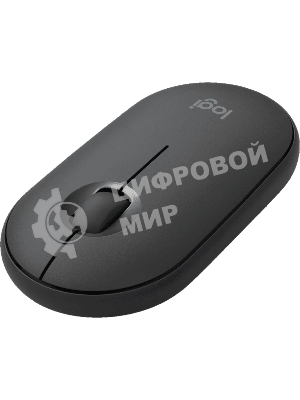Мышь беспроводная Logitech Pebble M350 графитовый, 1000 dpi, радиоканал, Bluetooth, USB, кнопки - 3