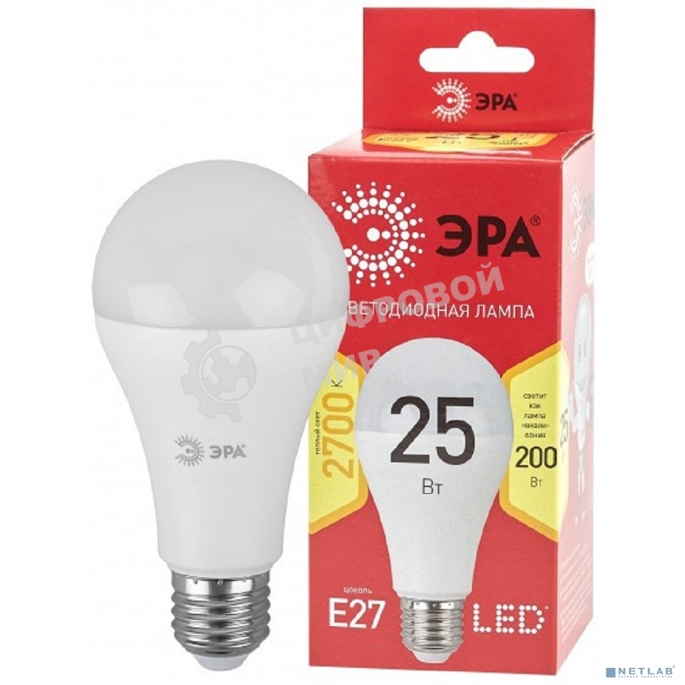 Лампа светодиодная Эра LED A65-25W-827-E27 R