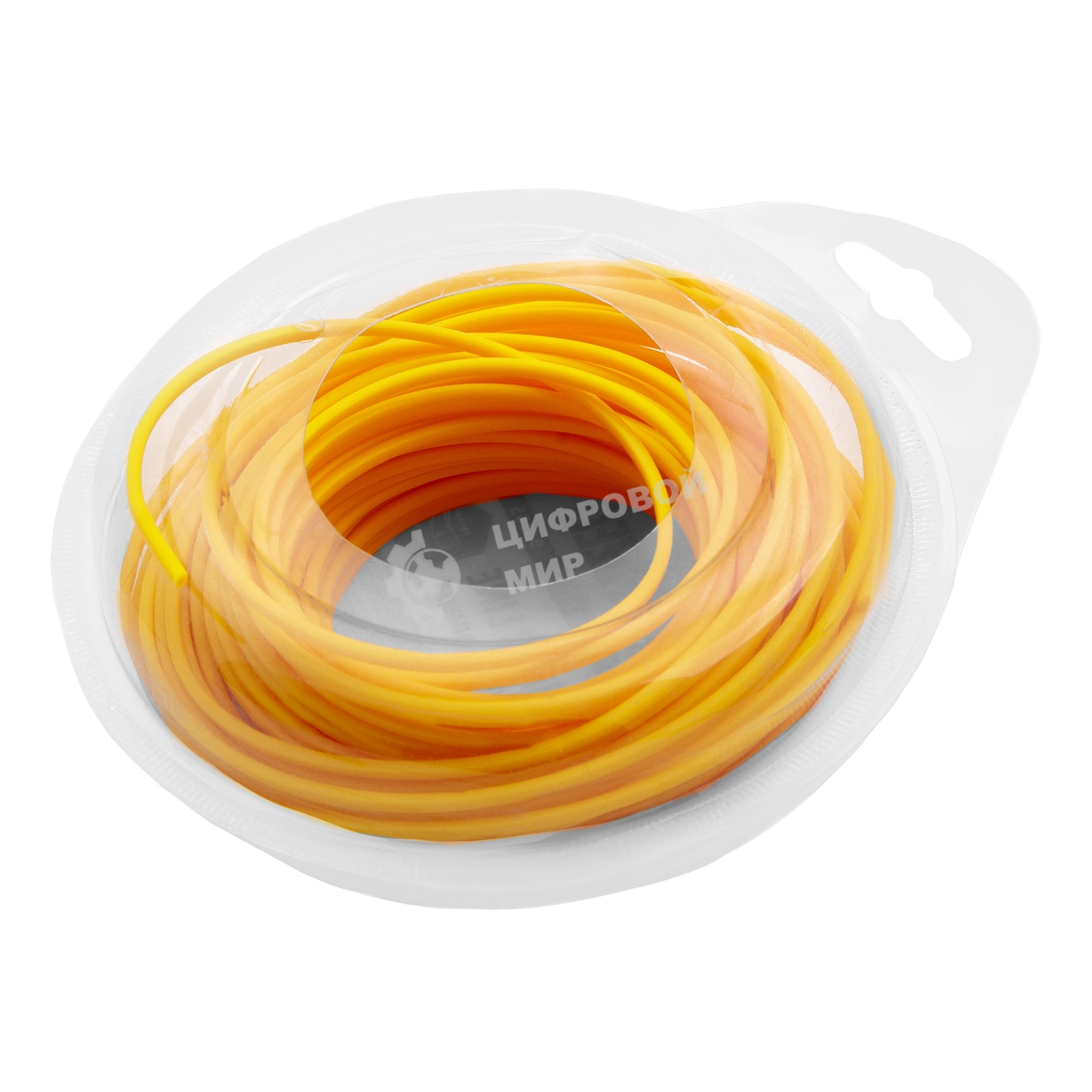 Леска для триммера Denzel квадратная, 2.0мм х 15м, блистер