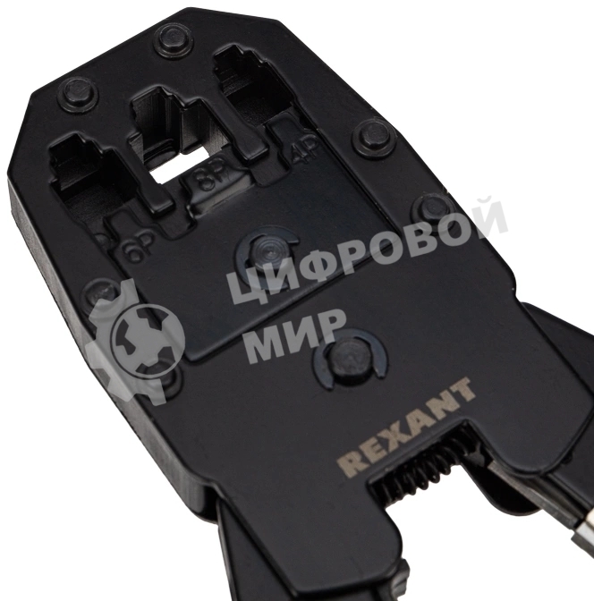 Кримпер Rexant HT-200 для обжима 8P8C, 6P6C, 4P4C, заделка витой пары