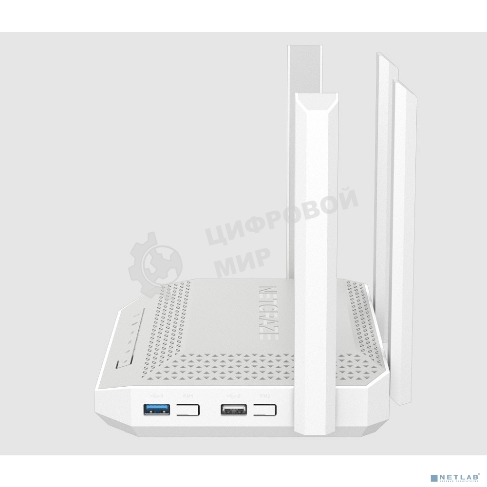 Мультигигабитный интернет-центр Netcraze Giga (NC-1012) с Mesh Wi-Fi 6 AX3000, Smart-коммутатором 1×2.5G/SFP и 4×1G, многофункциональными портами USB 3.0 и 2.0