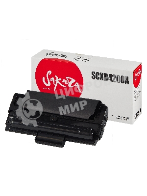 КОМПЛЕКТ Sakura SCXD4200A из 2х картриджей для Samsung, черный, 3000 к.