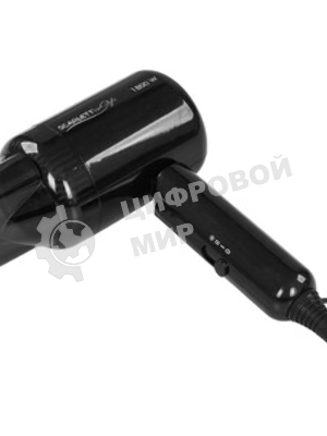 Фен Scarlett SC-HD70IT15 черный, 1800 Вт, компактный, ионизация