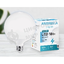Лампа светодиодная 201177 LED A120-PR 18W E27 4200K (200W)
