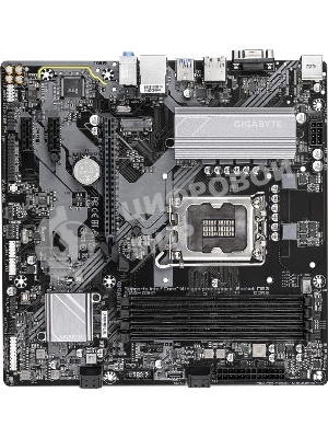 Материнская плата GIGABYTE B760M D3HP, LGA1700, Intel B760, 4xDDR5, 4xSATA, 2xM.2, 1xPCIe 4.0 x16, DisplayPort, HDMI, D-Sub, 1x1Gb LAN, 3x3.5 мм, 7.1, microATX