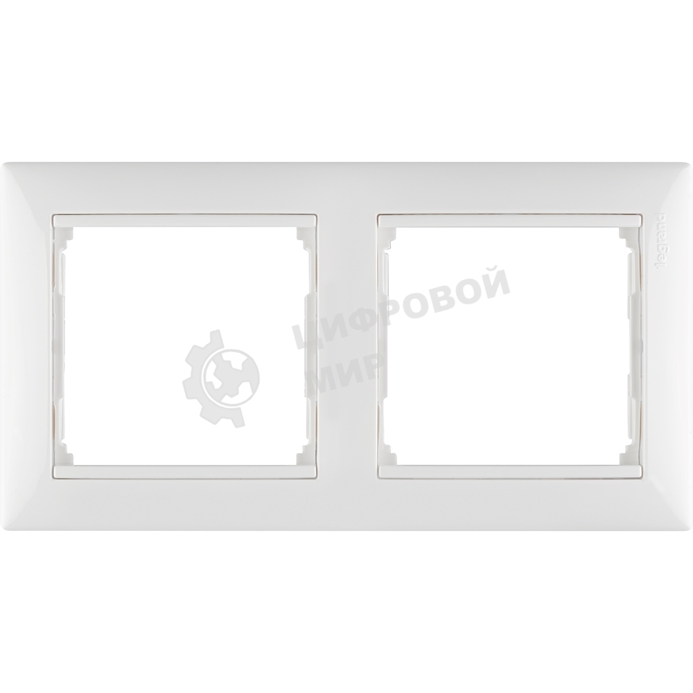 Рамка Valena - Белая - двухместная Legrand 774452