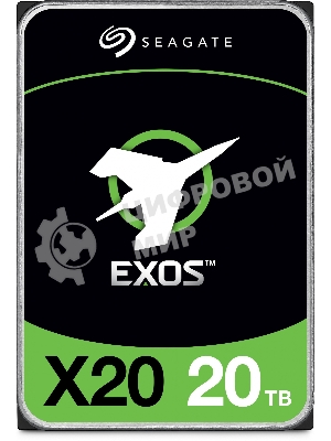 Жесткий диск Seagate HDD Server Exos X20 HDD 512E/4KN (3.5'/20Tb/SATA 6Gb/s/7200rpm)