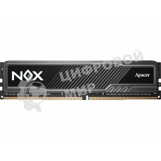 Оперативная память Apacer Nox, DDR4, 8GB (1x8GB), 3200MHz, UDIMM, CL16, с радиатором, серый
