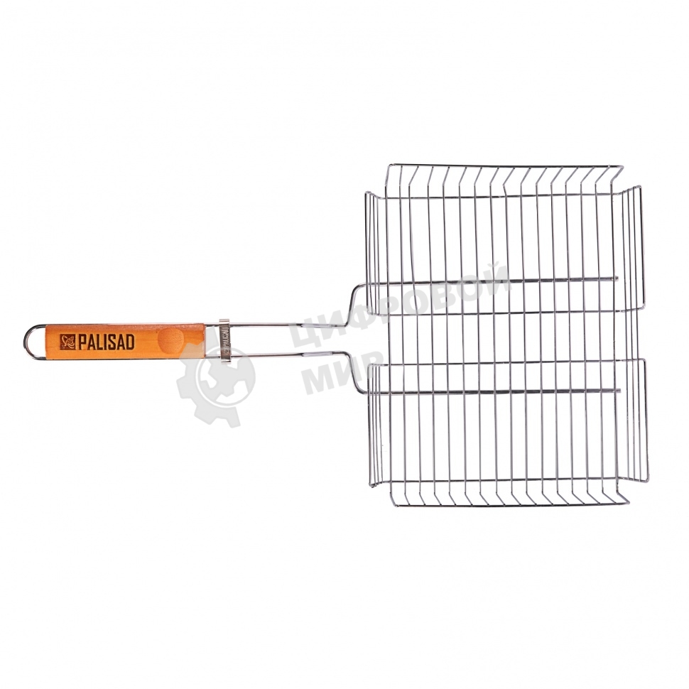 Решетка-гриль Camping Palisad 260х320х65 мм, объемная, хромир.