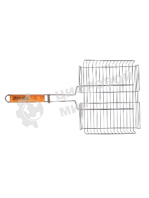 Решетка-гриль Camping Palisad 260х320х65 мм, объемная, хромир.