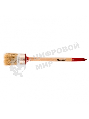 Кисть круглая MTX 82044 Профи №6 30 мм, натуральная щетина, деревянная рукоятка