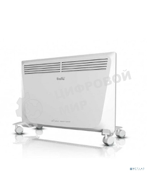 Конвектор электрический Ballu Enzo BEC/EZER-1000 белый, 1000 Вт, 15 м2, термостат, дисплей