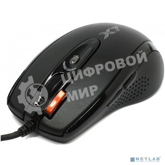 Мышь проводная A4Tech X-718BK черный, 3000 dpi, USB, кнопки - 7