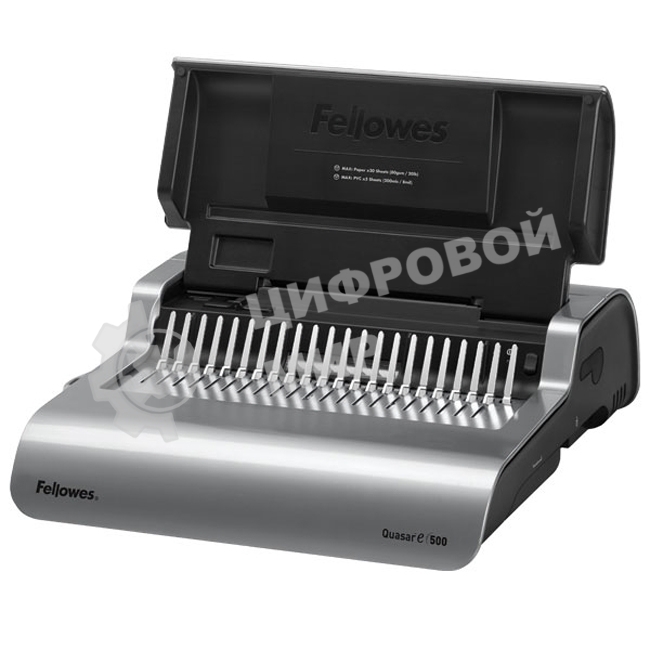 Переплетчик Fellowes Quasar E (FS-56209) A4/перф.20л.сшив/макс.500л./пластик.пруж. (6-50мм)/электр.