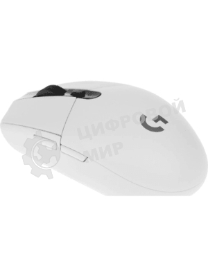Мышь беспроводная Logitech G304 Lightspeed белый, 12000 dpi, радиоканал, USB, кнопки - 6