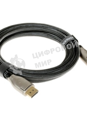 Кабель V1.2 ver1.2 DisplayPort (m) DisplayPort (m) 2м черный