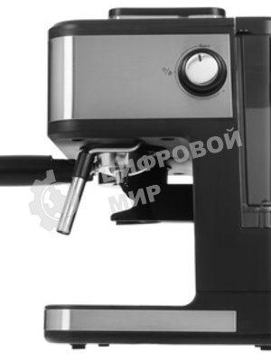 Кофейная станция BQ CM1003 сталь/черный, исп. кофе - зерновой/молотый, 1.5 л, 1150 Вт. 15 бар
