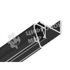 Алюминиевый профиль Ambrella light GP4100BK черный 2000*26*34