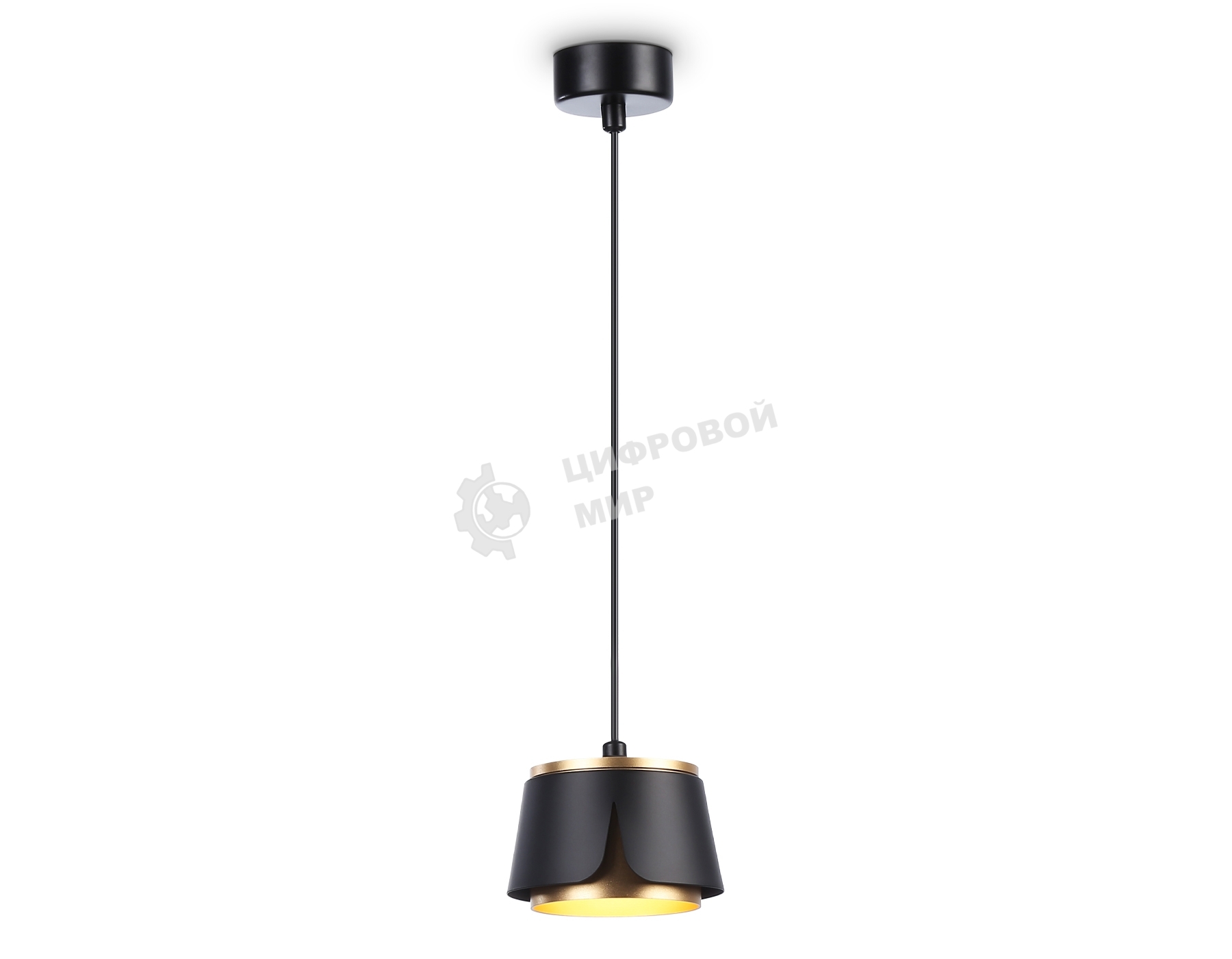 Светильник Ambrella light TN71247 BK/GD черный/золото GX53 D100*1090