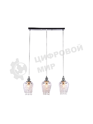 Светильник Ambrella light TR3612/3 CH/CL хром/прозрачный E27/3 max 40W 570*140*920