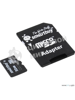 Флеш карта Smartbuy microSD 32Gb, microSDHC Class 10 (SD адаптер)