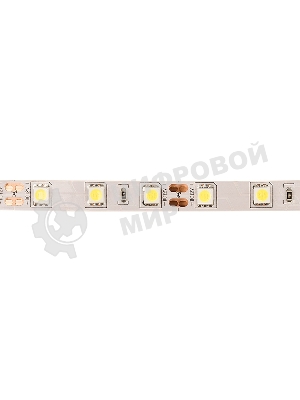 Лента светодиодная открытая, 10 мм, IP23, SMD 5050, 60 LED/m, 12 V, цвет свечения белый