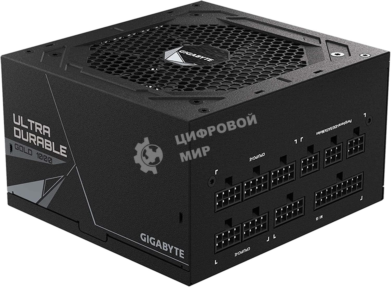 Блок питания Gigabyte ATX 1000W GP-UD1000GM 80 PLUS gold (24+4+4pin) APFC 120mm fan 8xSATA Cab Manag RTL